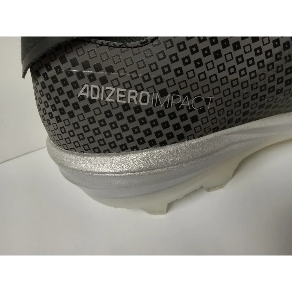Adidas Adizero Impact TPU Baseball‎ Cleats Men 14 WP SP JI1467 Black Silver
